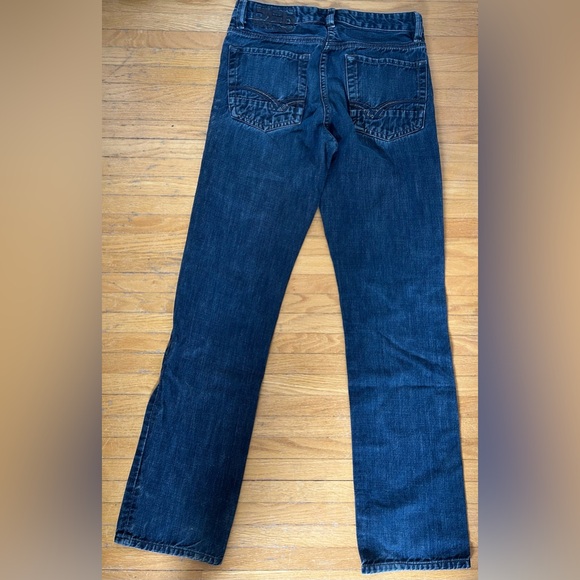 Dre Men's Straight Jeans in Deep Blue - Picture 2 of 4